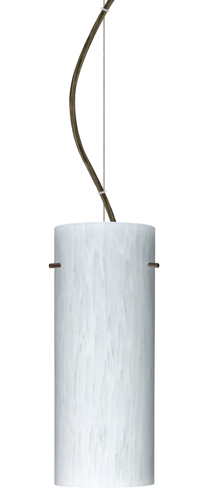 Besa 1KX-412319-BR One Light Pendant, Bronze