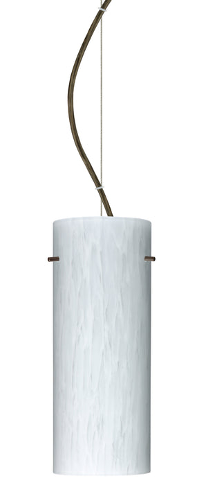 Besa 1KX-412319-BR One Light Pendant, Bronze