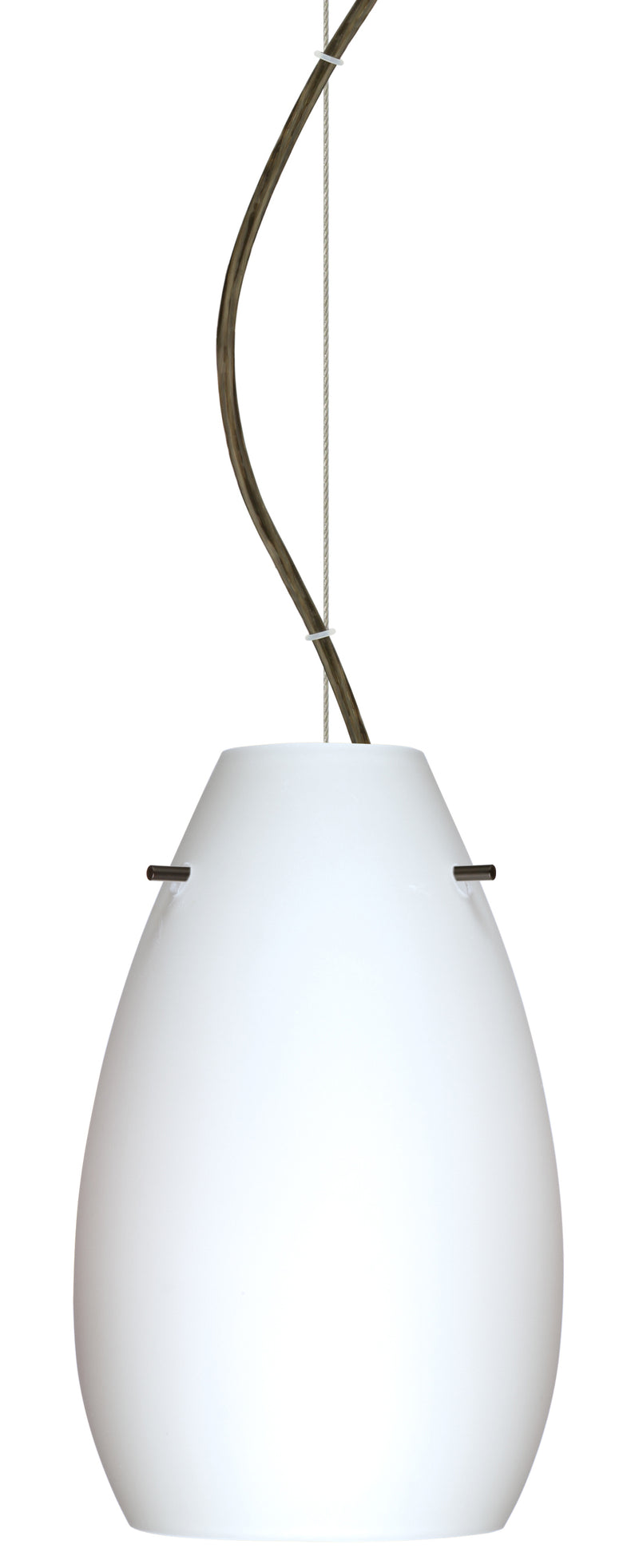 Besa 1KX-412607-BR One Light Pendant, Bronze