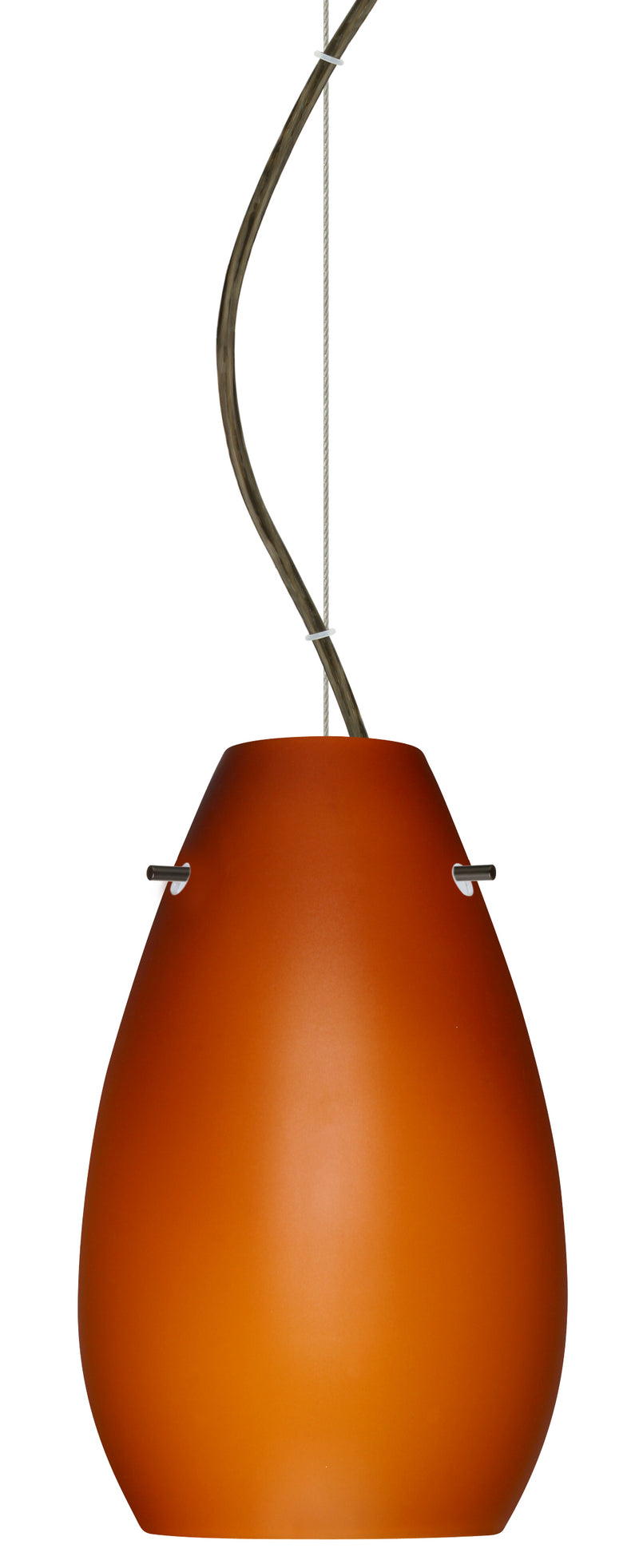 Besa 1KX-412680-BR One Light Pendant, Bronze