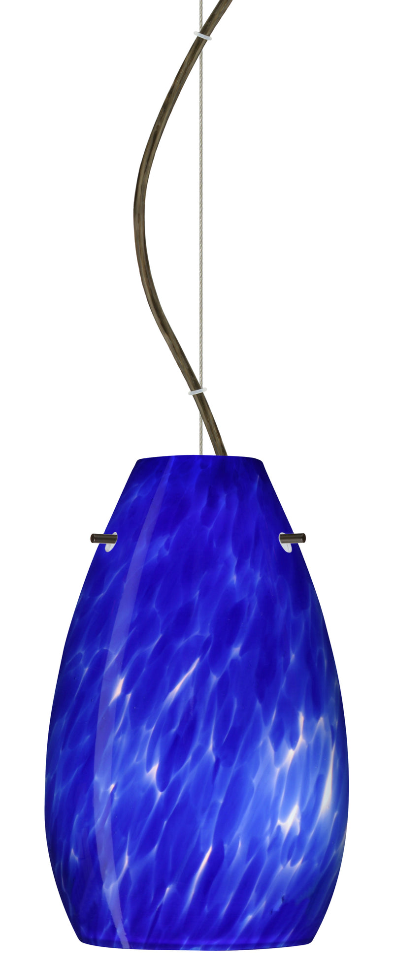Besa 1KX-412686-BR One Light Pendant, Bronze