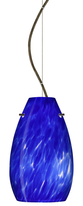 Besa 1KX-412686-BR One Light Pendant, Bronze