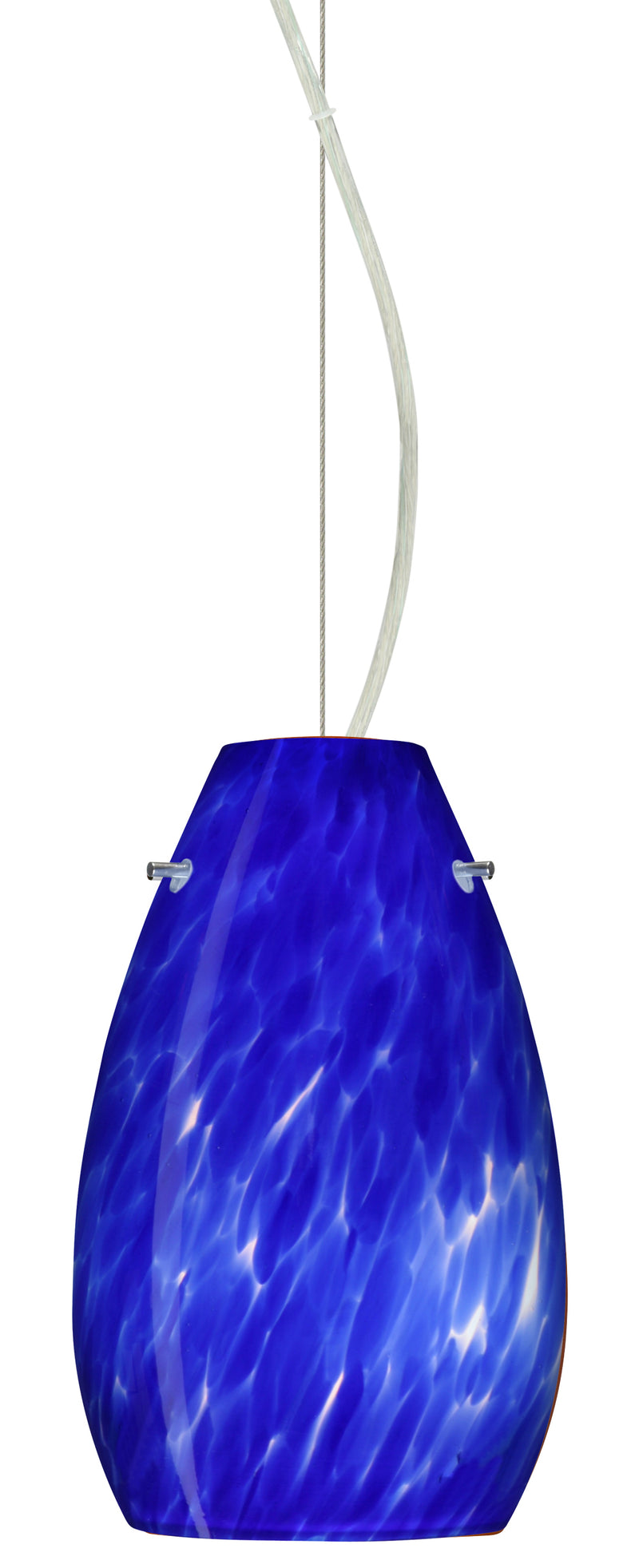 Besa 1KX-412686-SN One Light Pendant, Satin Nickel