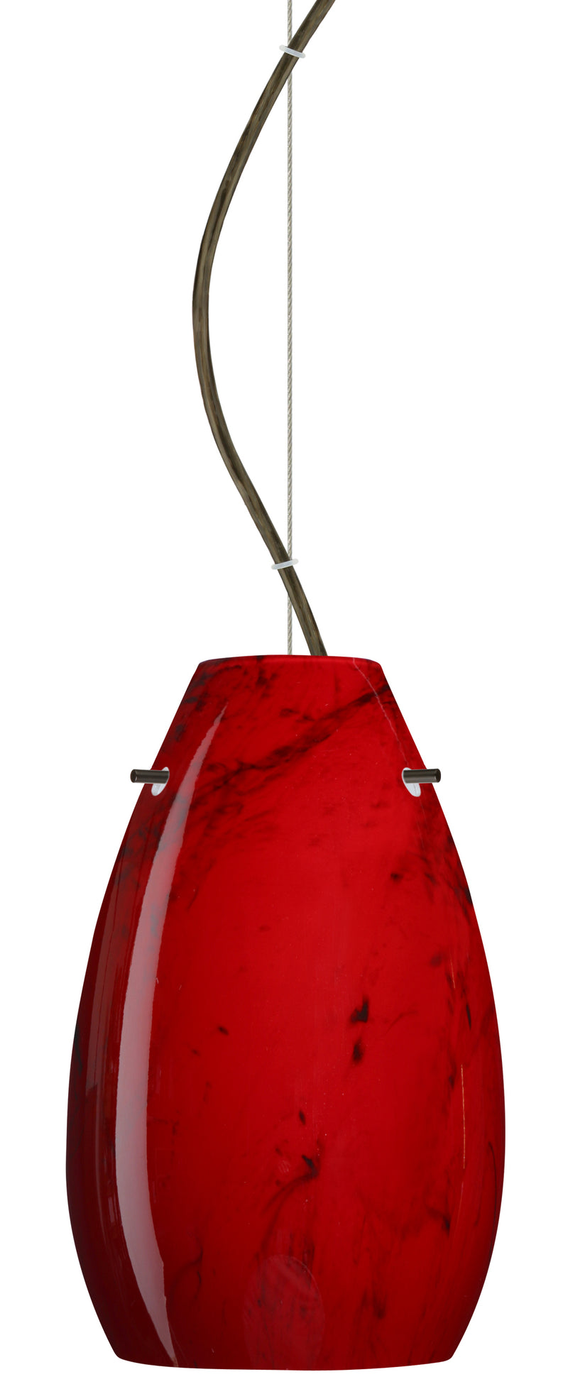 Besa 1KX-4126MA-BR One Light Pendant, Bronze