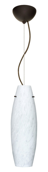Besa 1KX-412719-BR One Light Pendant, Bronze