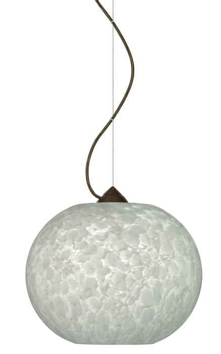 Besa 1KX-477619-BR One Light Pendant, Bronze