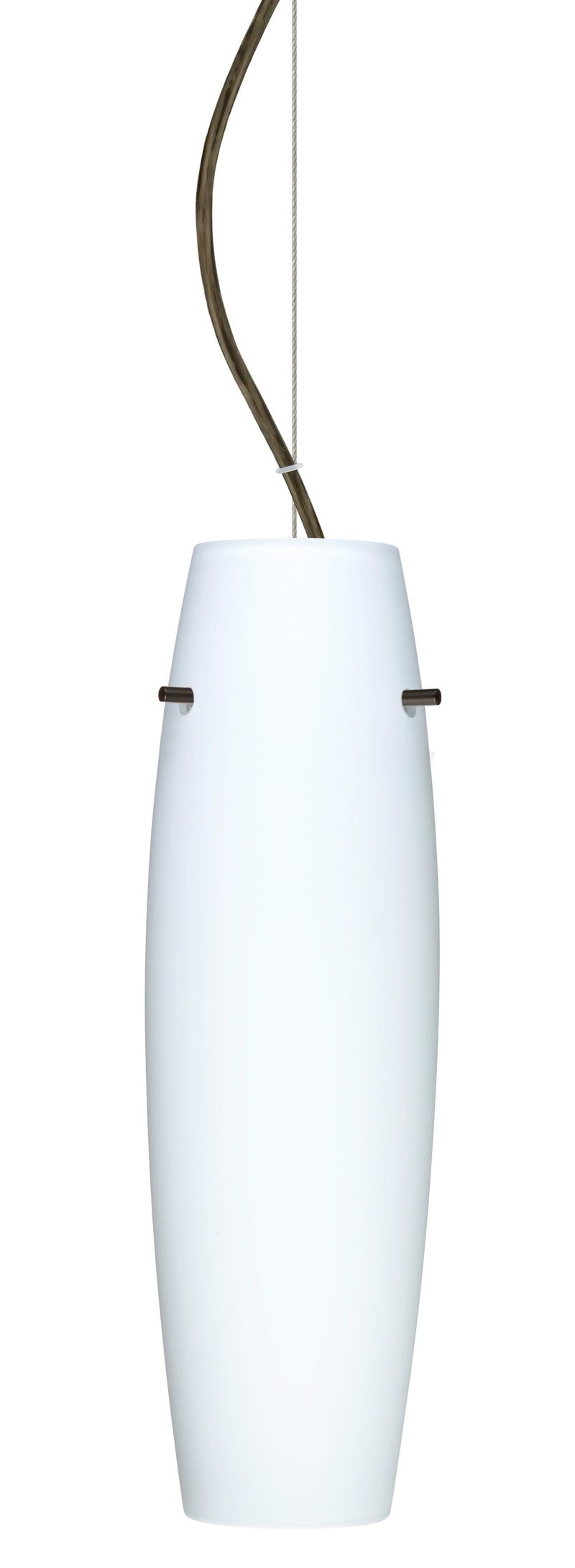 Besa 1KX-489707-BR One Light Pendant, Bronze