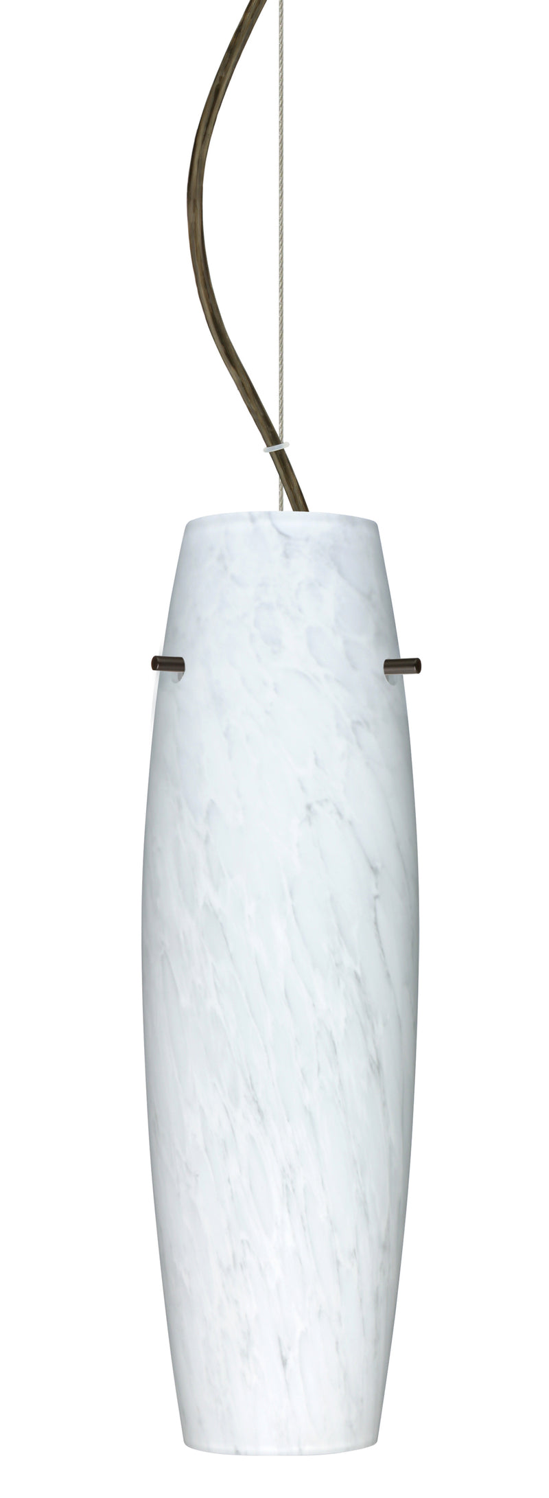 Besa 1KX-489719-BR One Light Pendant, Bronze