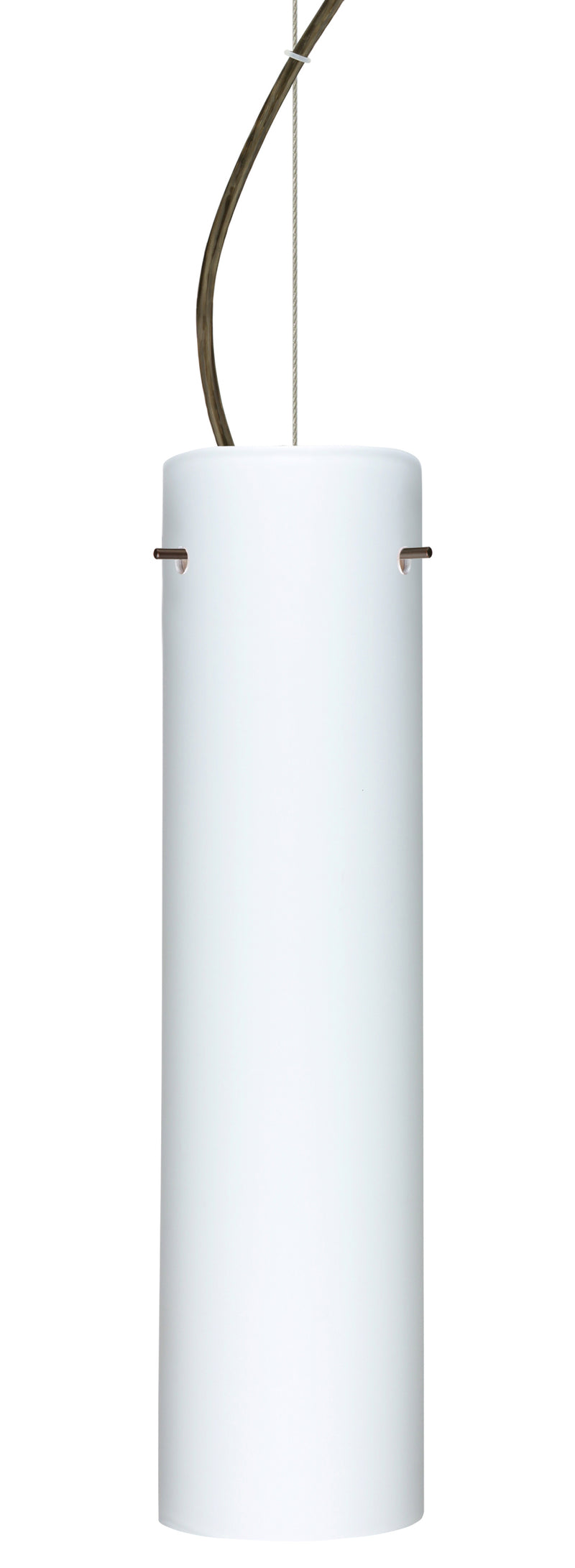 Besa 1KX-722407-BR One Light Pendant, Bronze