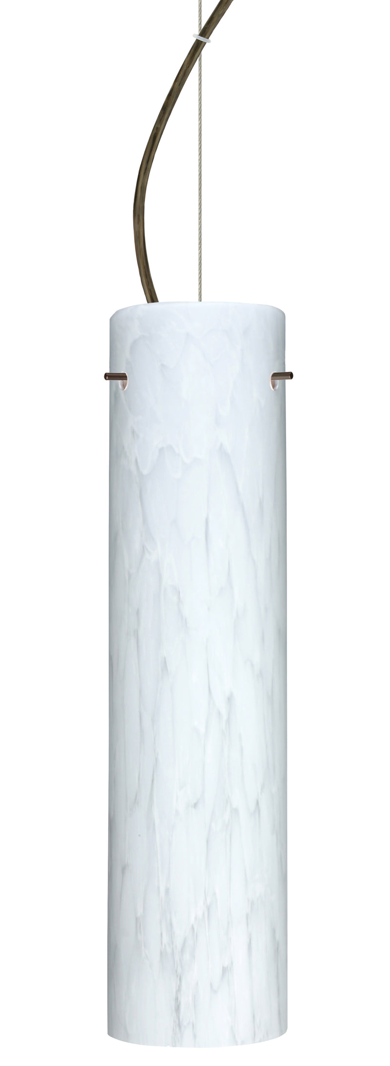 Besa 1KX-722419-BR One Light Pendant, Bronze