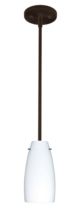 Besa 1TT-151207-BR One Light Pendant, Bronze