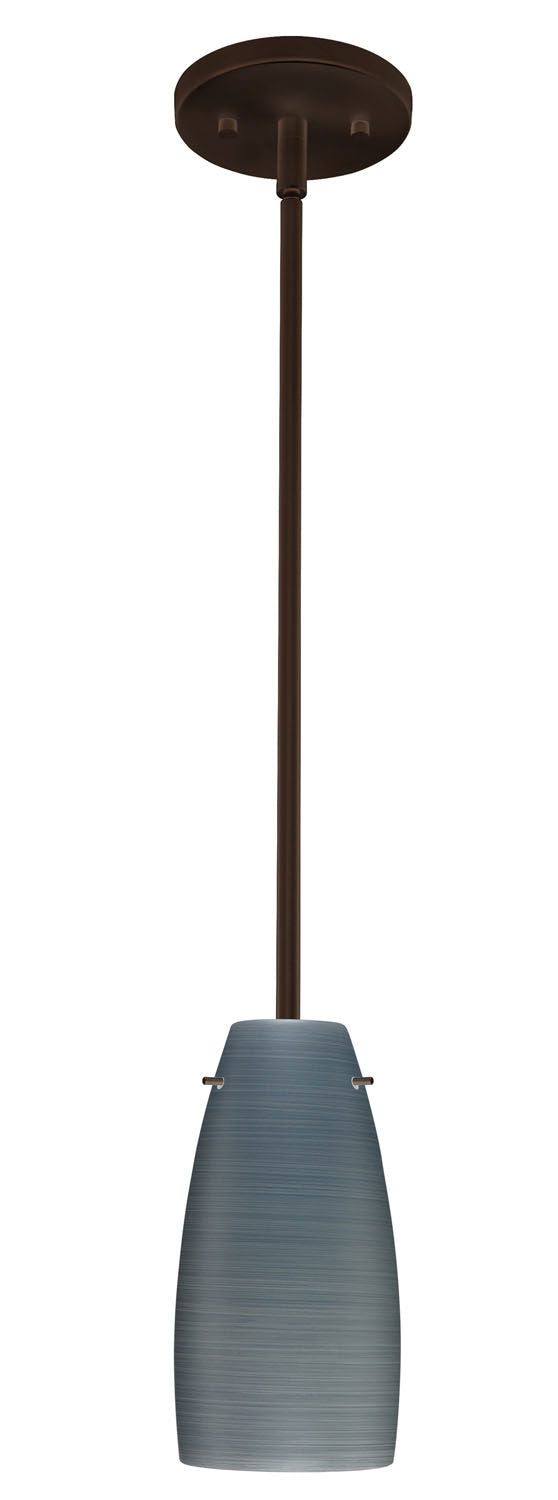 Besa 1TT-1512TN-BR One Light Pendant, Bronze