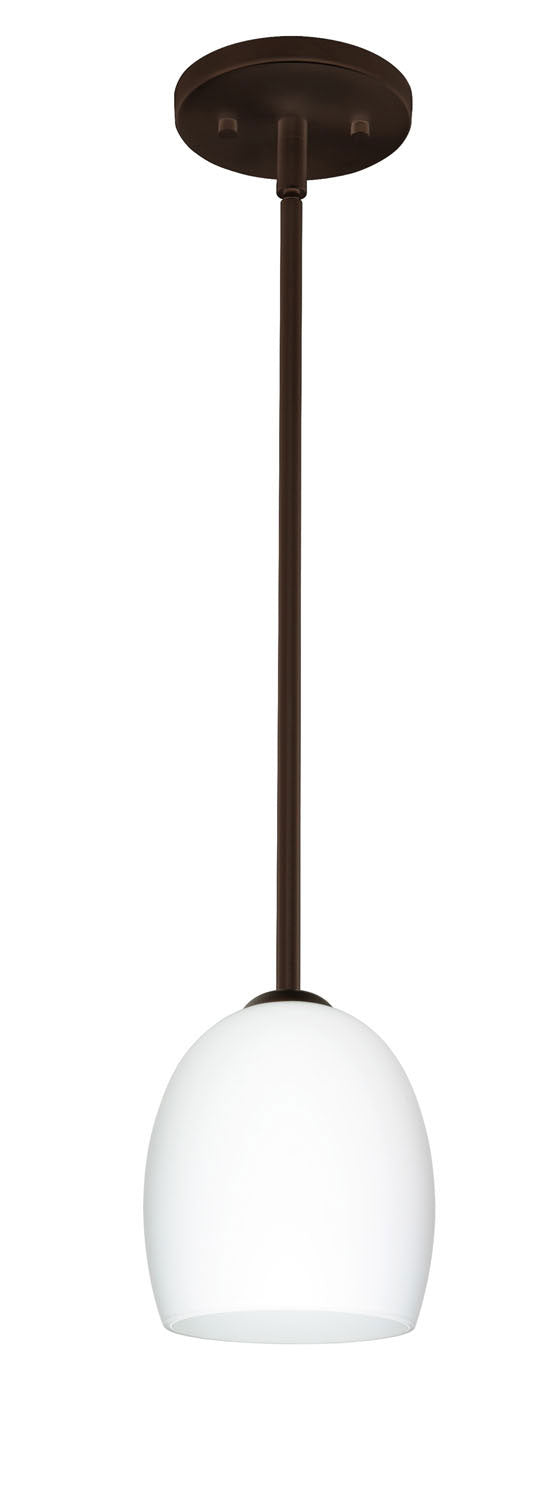 Besa 1TT-169707-BR One Light Pendant, Bronze