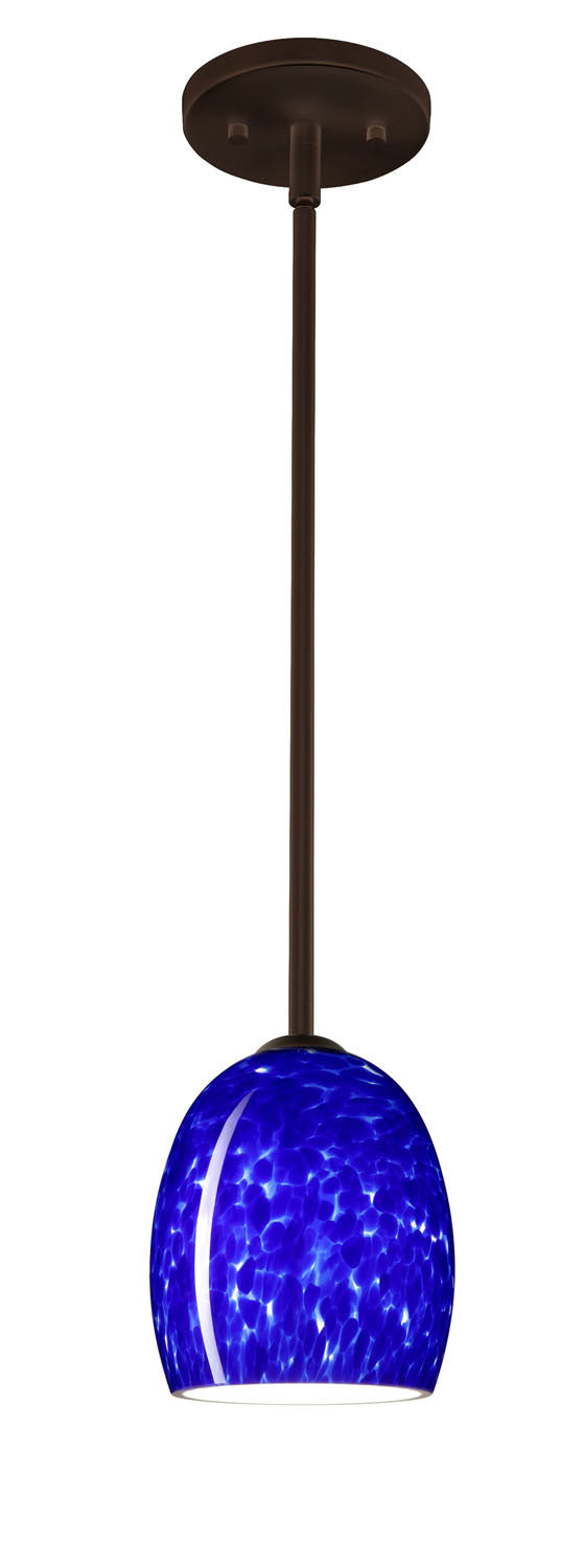 Besa 1TT-169786-BR One Light Pendant, Bronze