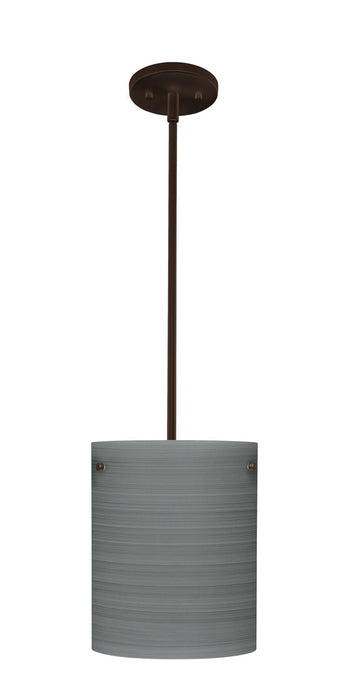 Besa 1TT-4006TN-BR One Light Pendant, Bronze