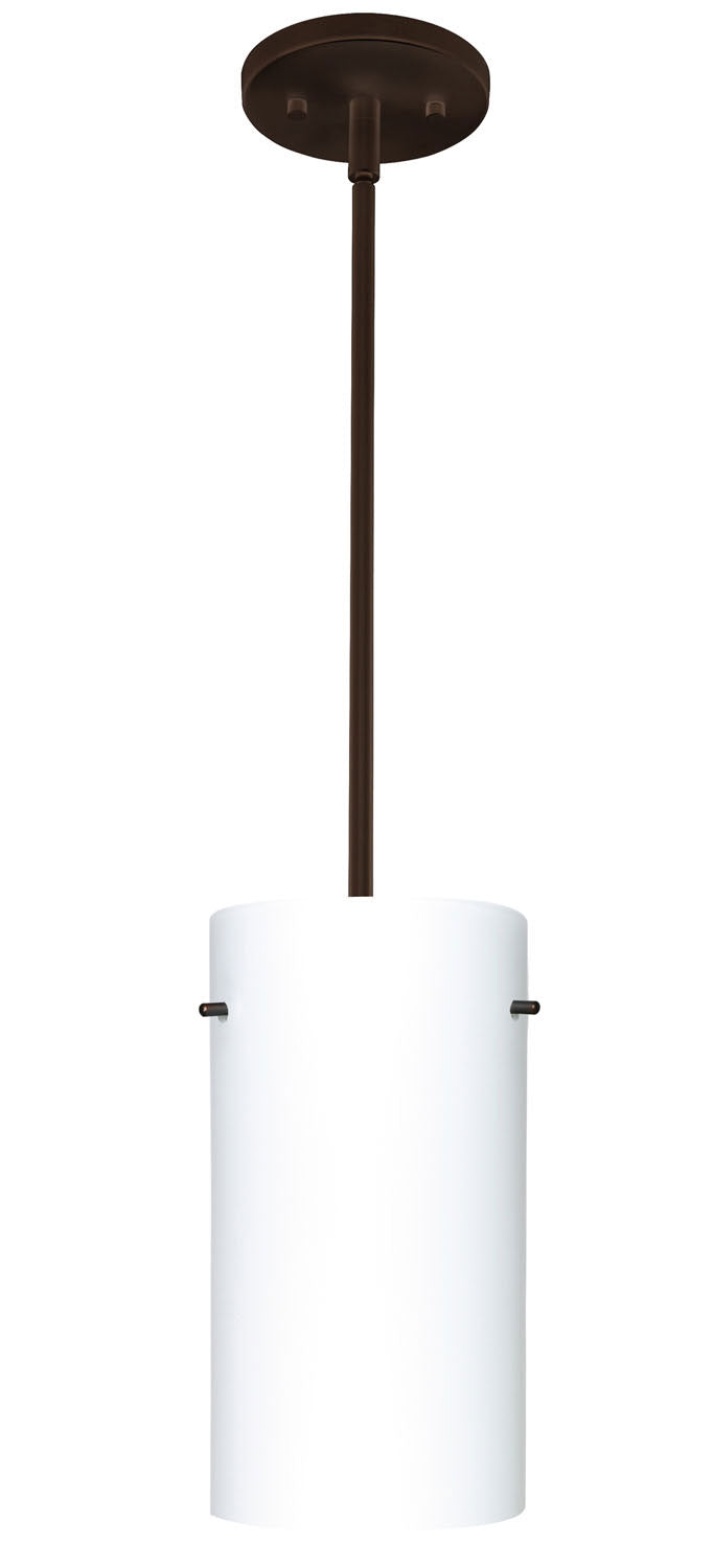Besa 1TT-412007-BR One Light Pendant, Bronze