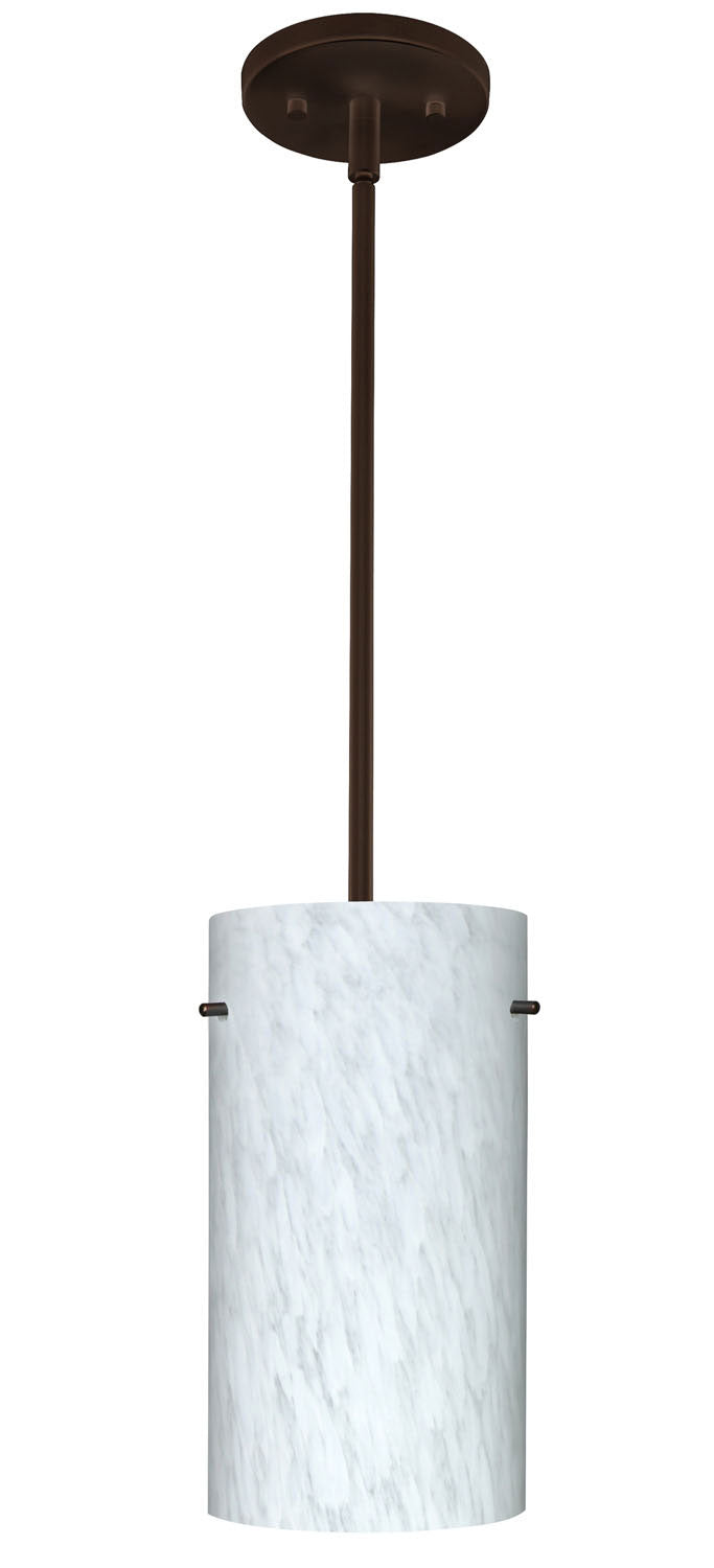 Besa 1TT-412019-BR One Light Pendant, Bronze