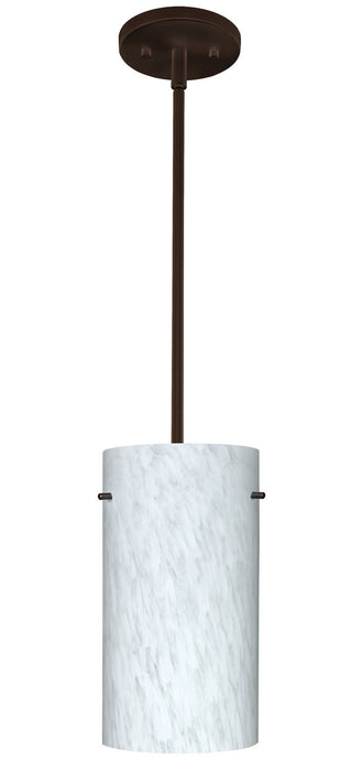 Besa 1TT-412019-BR One Light Pendant, Bronze