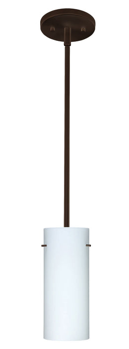 Besa 1TT-412307-BR One Light Pendant, Bronze