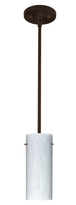 Besa 1TT-412319-BR One Light Pendant, Bronze
