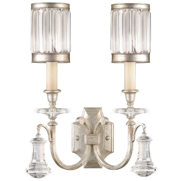 Fine Art 583050-2ST Two Light Wall Sconce, Silver