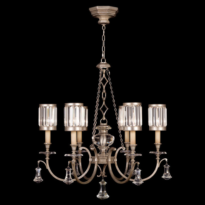 Fine Art 584240-2ST Six Light Chandelier, Silver