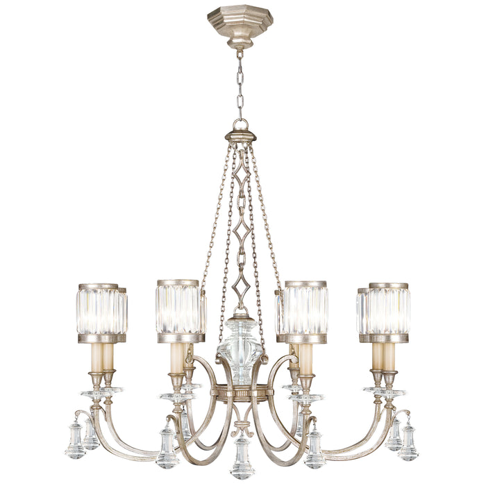 Fine Art 585240-2ST Eight Light Chandelier, Silver