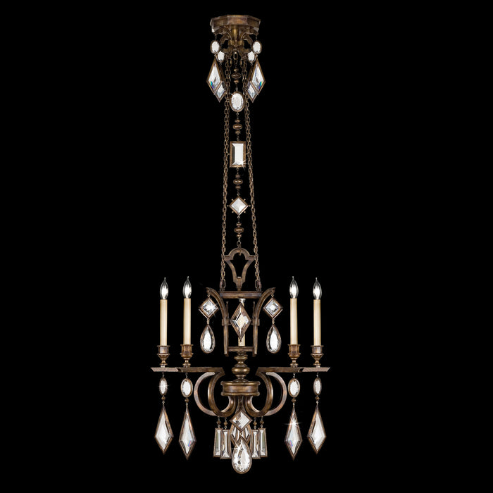 Fine Art 708340-3ST Five Light Chandelier, Bronze