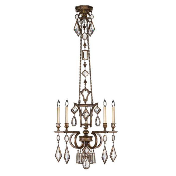 Fine Art 708340-3ST Five Light Chandelier, Bronze