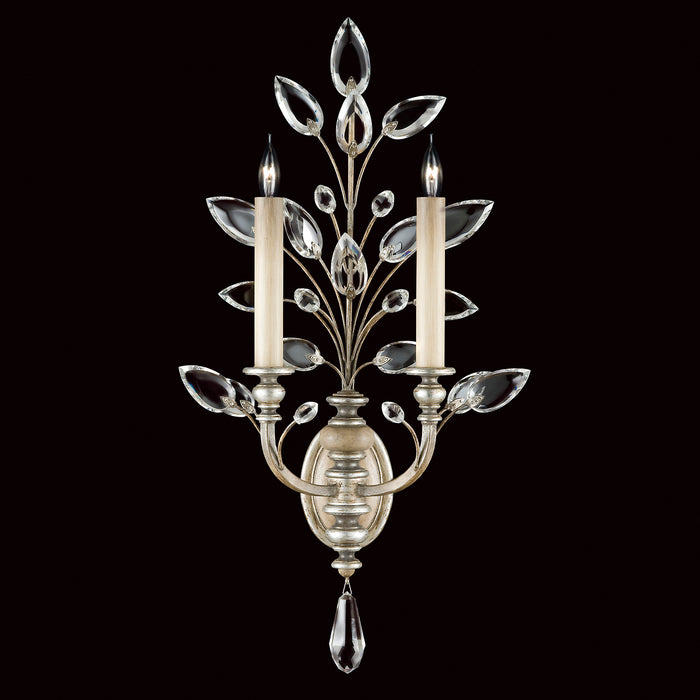 Fine Art 759750ST Two Light Wall Sconce, Silver