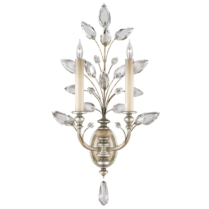 Fine Art 759750ST Two Light Wall Sconce, Silver