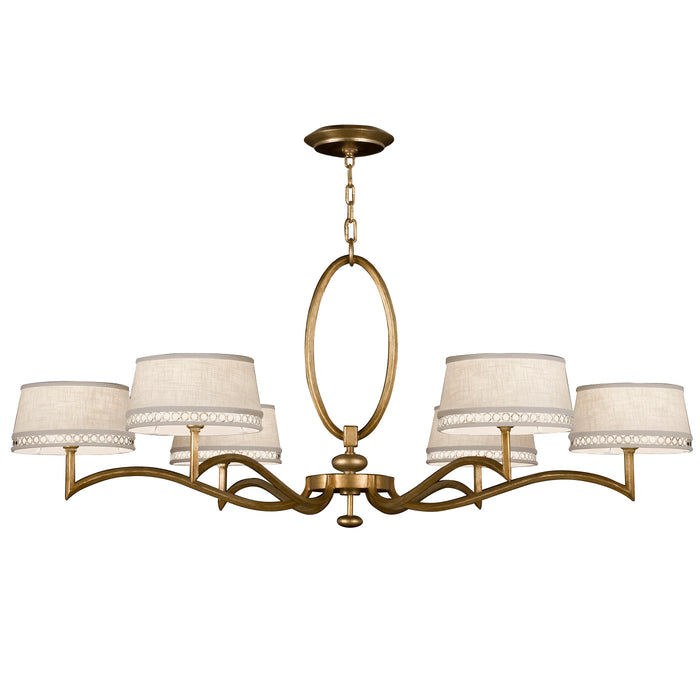Fine Art 771740-2ST Six Light Chandelier, Gold