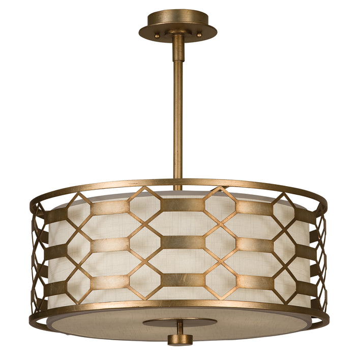 Fine Art 787540-2GU Three Light Pendant, Gold