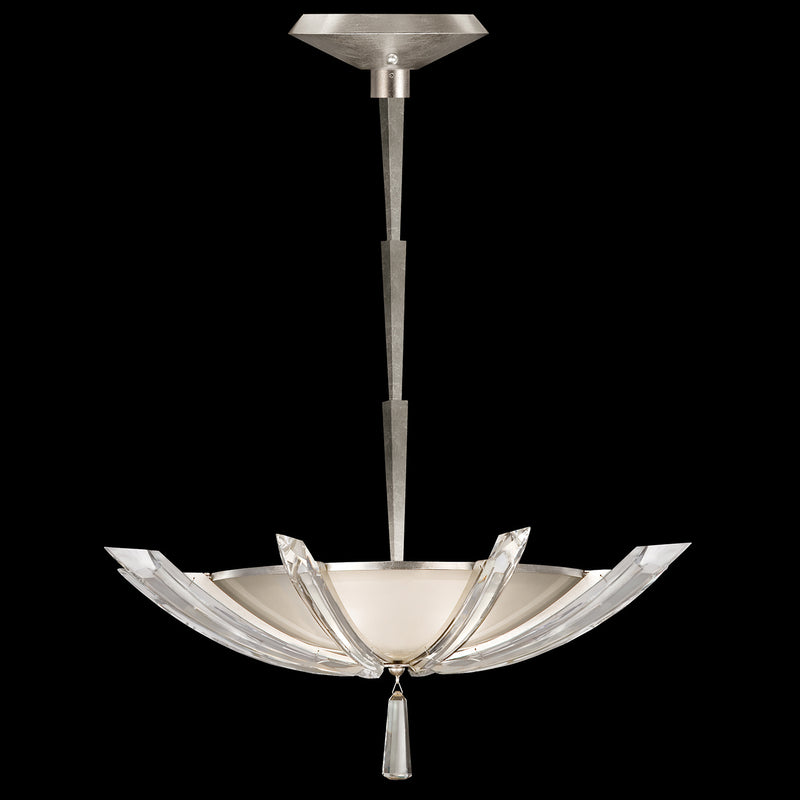 Fine Art 799040ST Three Light Pendant, Silver