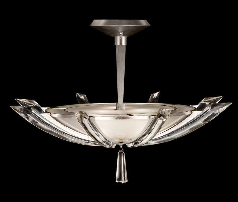 Fine Art 799040ST Three Light Pendant, Silver