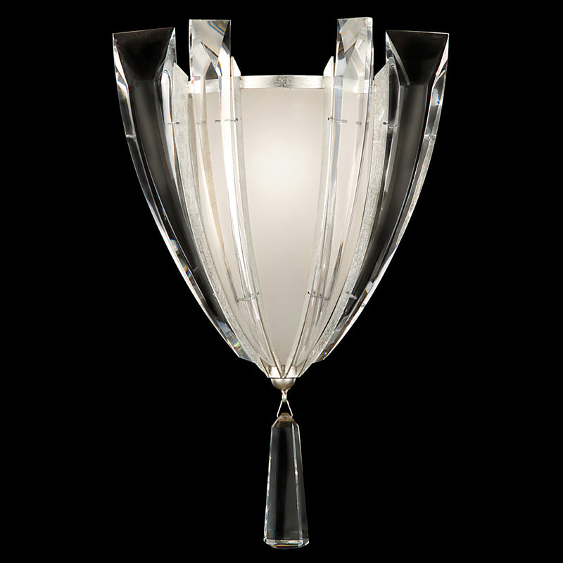 Fine Art 799550ST One Light Wall Sconce, Silver