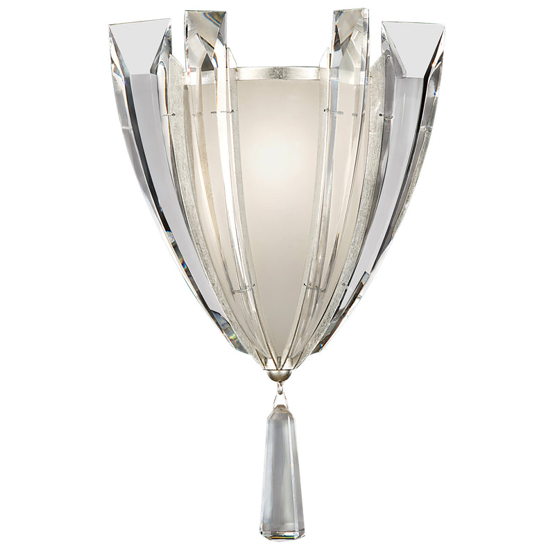 Fine Art 799550ST One Light Wall Sconce, Silver