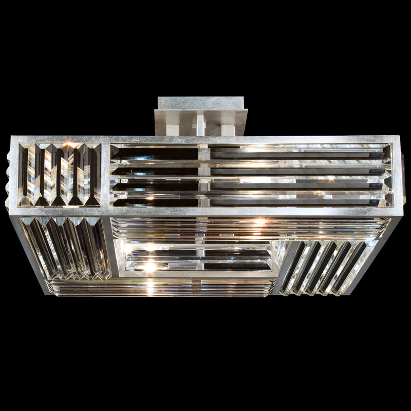 Fine Art 811640ST Four Light Semi-Flush Mount, Silver