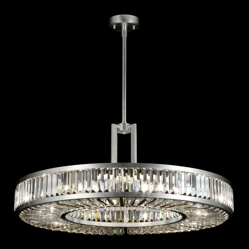 Fine Art 812040ST Eight Light Pendant, Silver
