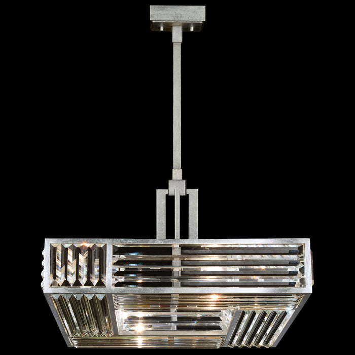 Fine Art 813040ST Four Light Pendant, Silver