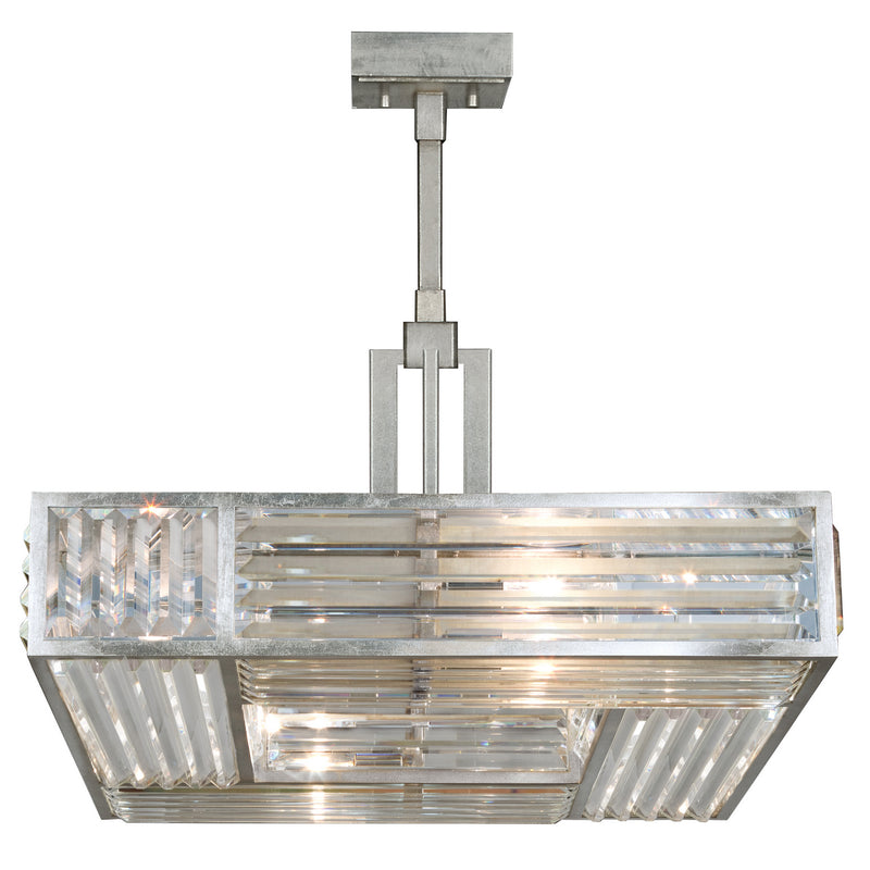 Fine Art 813040ST Four Light Pendant, Silver