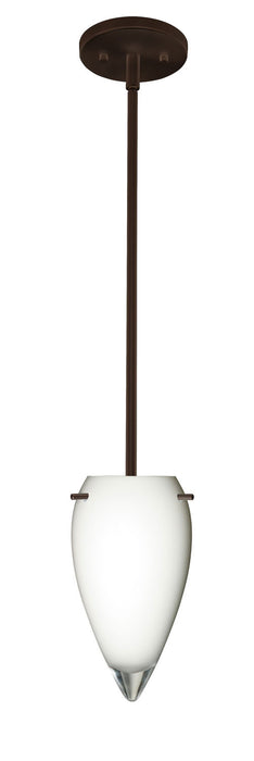 Besa 1TT-412506-BR One Light Pendant, Bronze