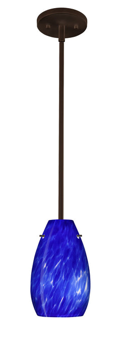 Besa 1TT-412686-BR One Light Pendant, Bronze