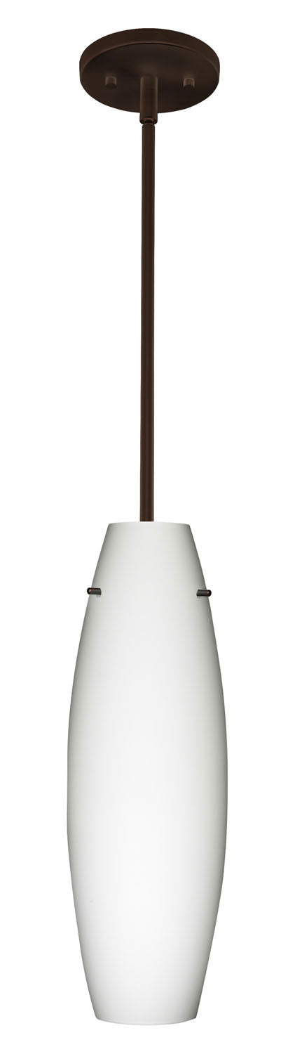 Besa 1TT-412707-BR One Light Pendant, Bronze