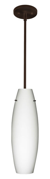 Besa 1TT-412707-BR One Light Pendant, Bronze