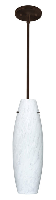 Besa 1TT-412719-BR One Light Pendant, Bronze