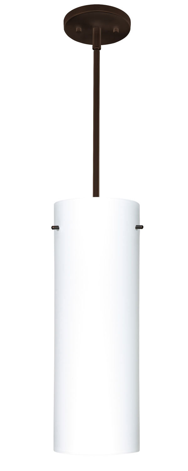 Besa 1TT-412807-BR One Light Pendant, Bronze