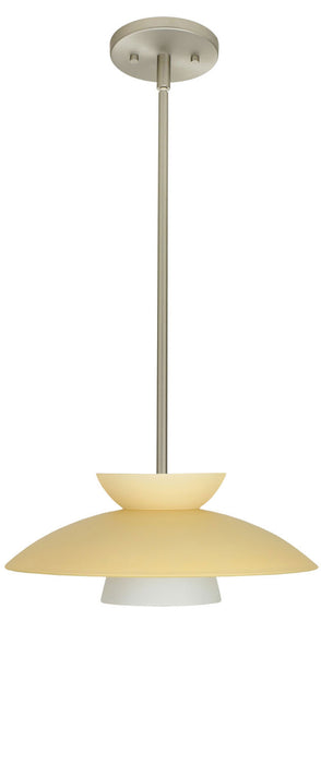 Besa 1TT-451397-SN One Light Pendant, Satin Nickel