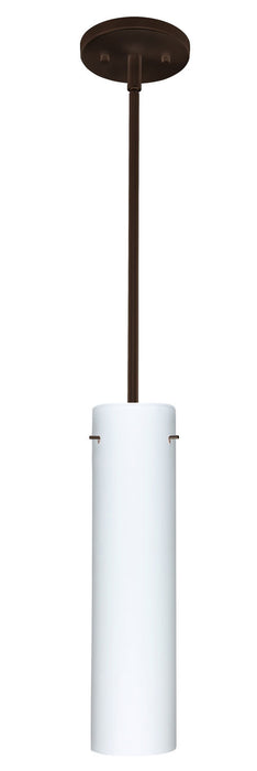 Besa 1TT-722407-BR One Light Pendant, Bronze