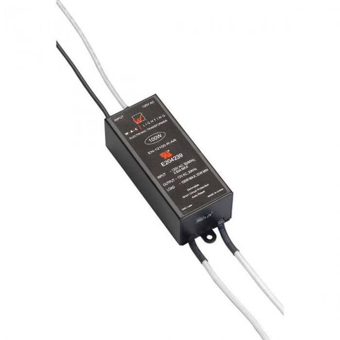 W.A.C. Lighting EN-12100-R-AR Transformer, Black